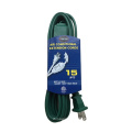 16/2 spt-2 15' Household Extension Cord - Brown,white,green